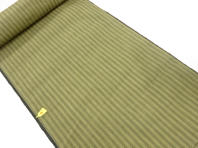 JAPANESE KIMONO / ANTIQUE BOLT FOR KIMONO / SILK / TSUMUGI